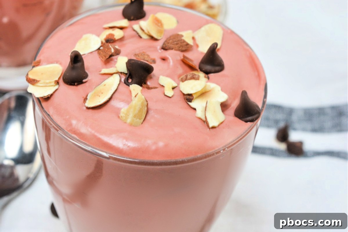 Low Carb Cherry Chocolate Cheesecake Fluff