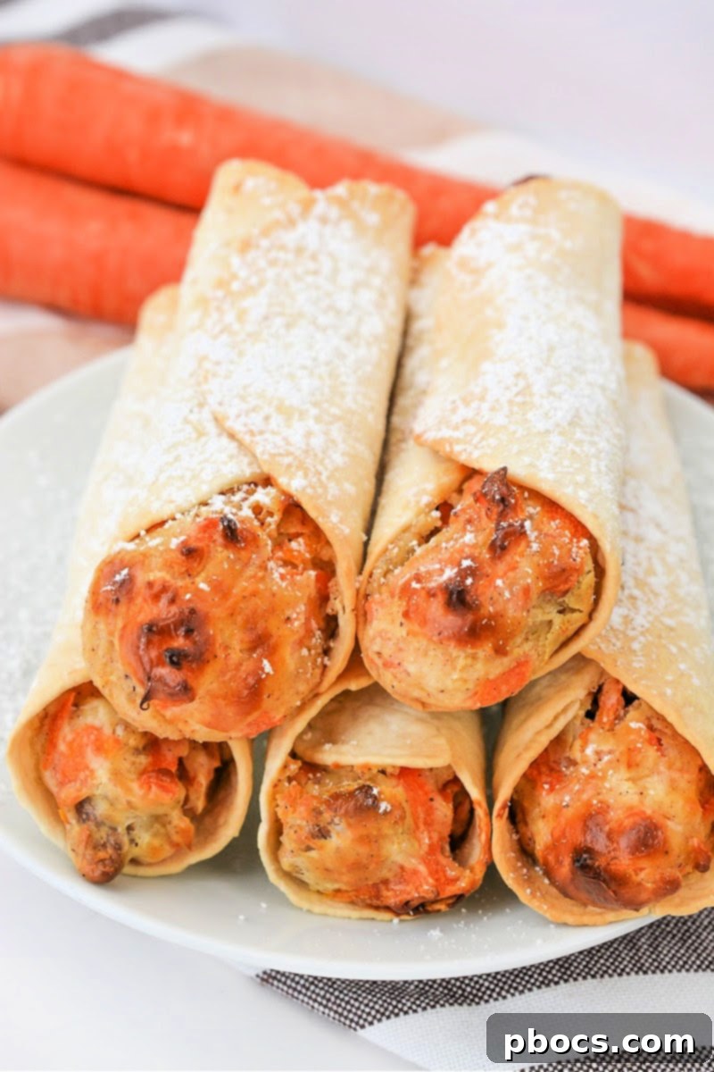 Keto Carrot Cake Swirls 2 Delicious Keto Carrot Cake Roll-Ups as a healthy snack