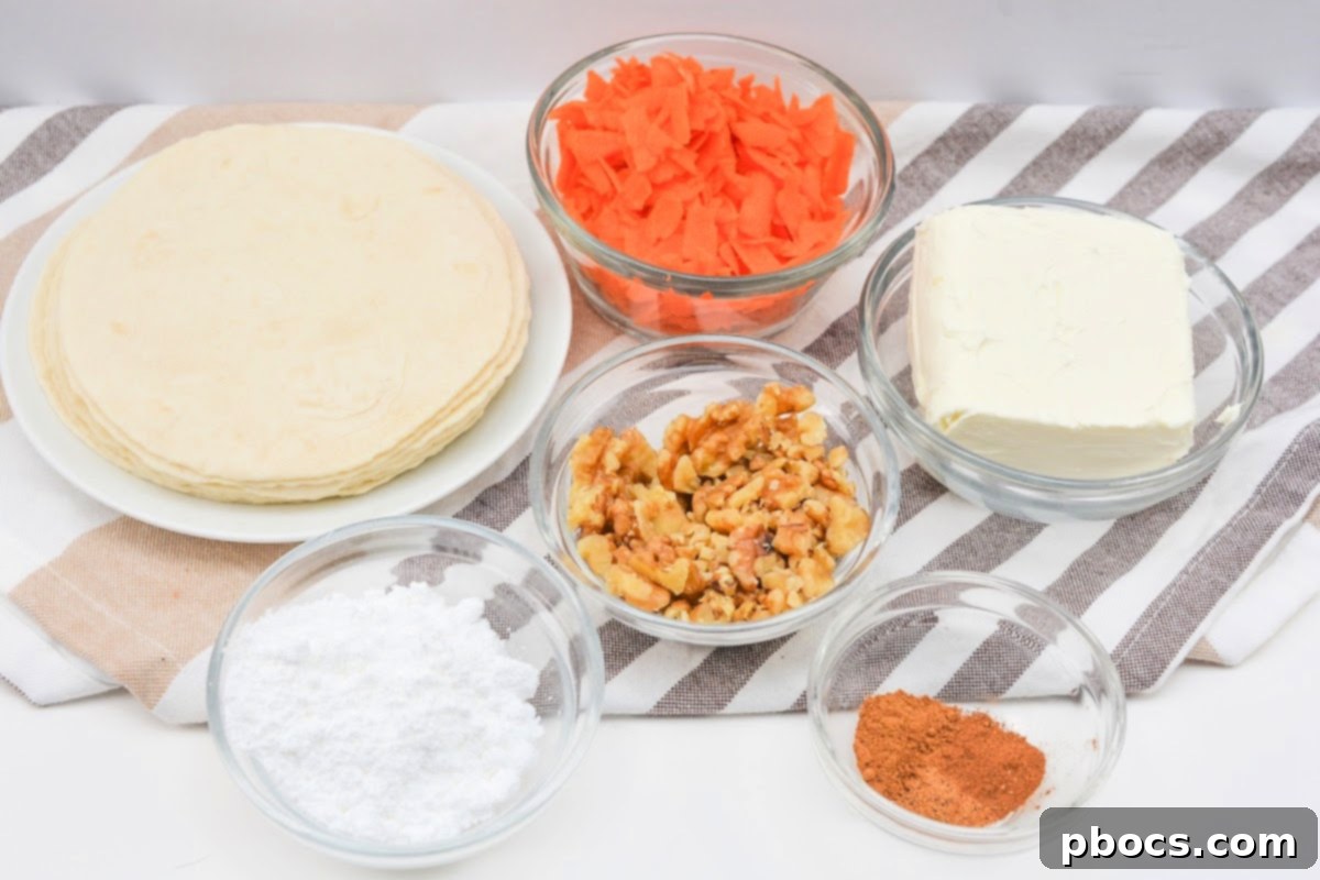 Keto Carrot Cake Swirls 8 Ingredients for Keto Carrot Cake Roll-Ups