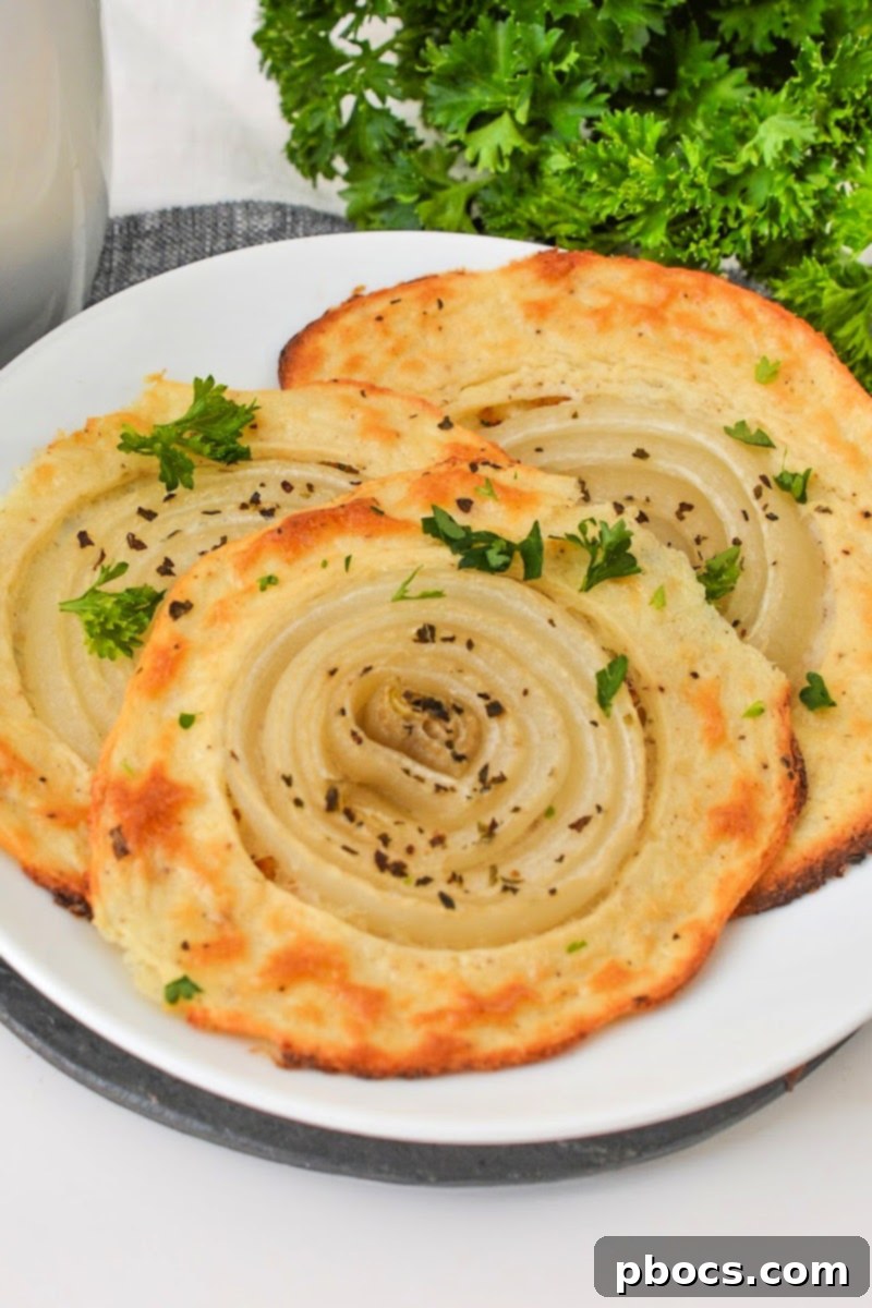 Perfectly Baked Low Carb Healthy Onion Rings