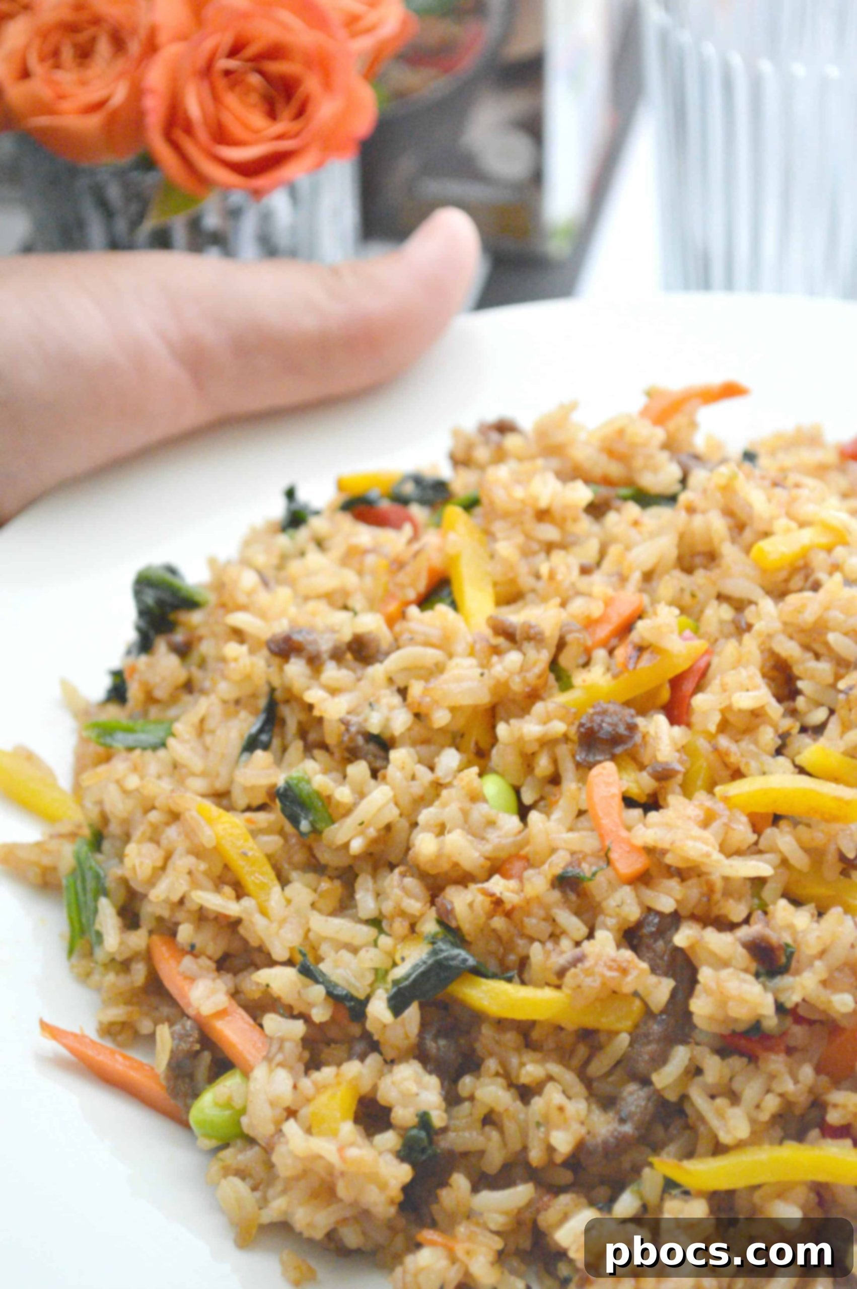 A Ling Ling Fried Rice package, illustrating the convenience and quality