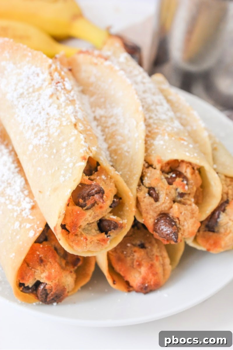 Crispy Low Carb Chocolate Chip Peanut Butter Roll Ups, perfect for keto diets