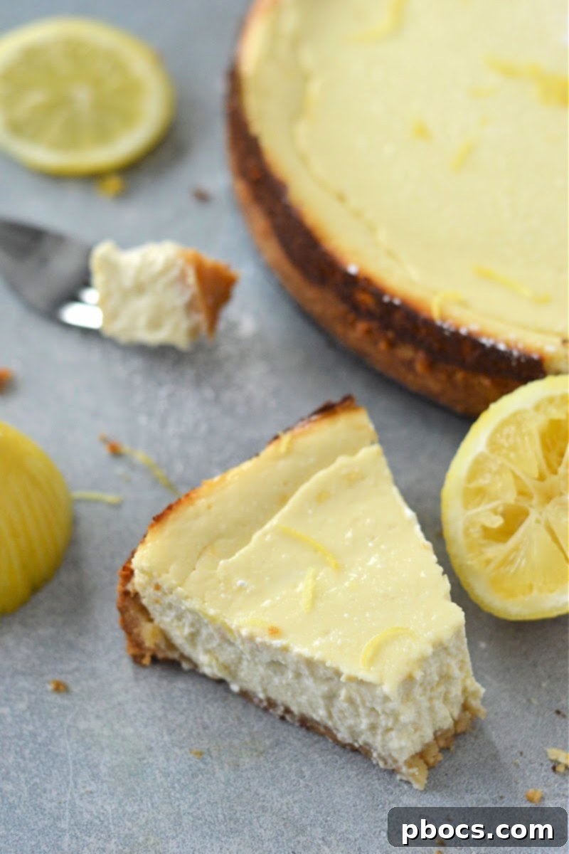Keto High Protein Lemon Cheesecake