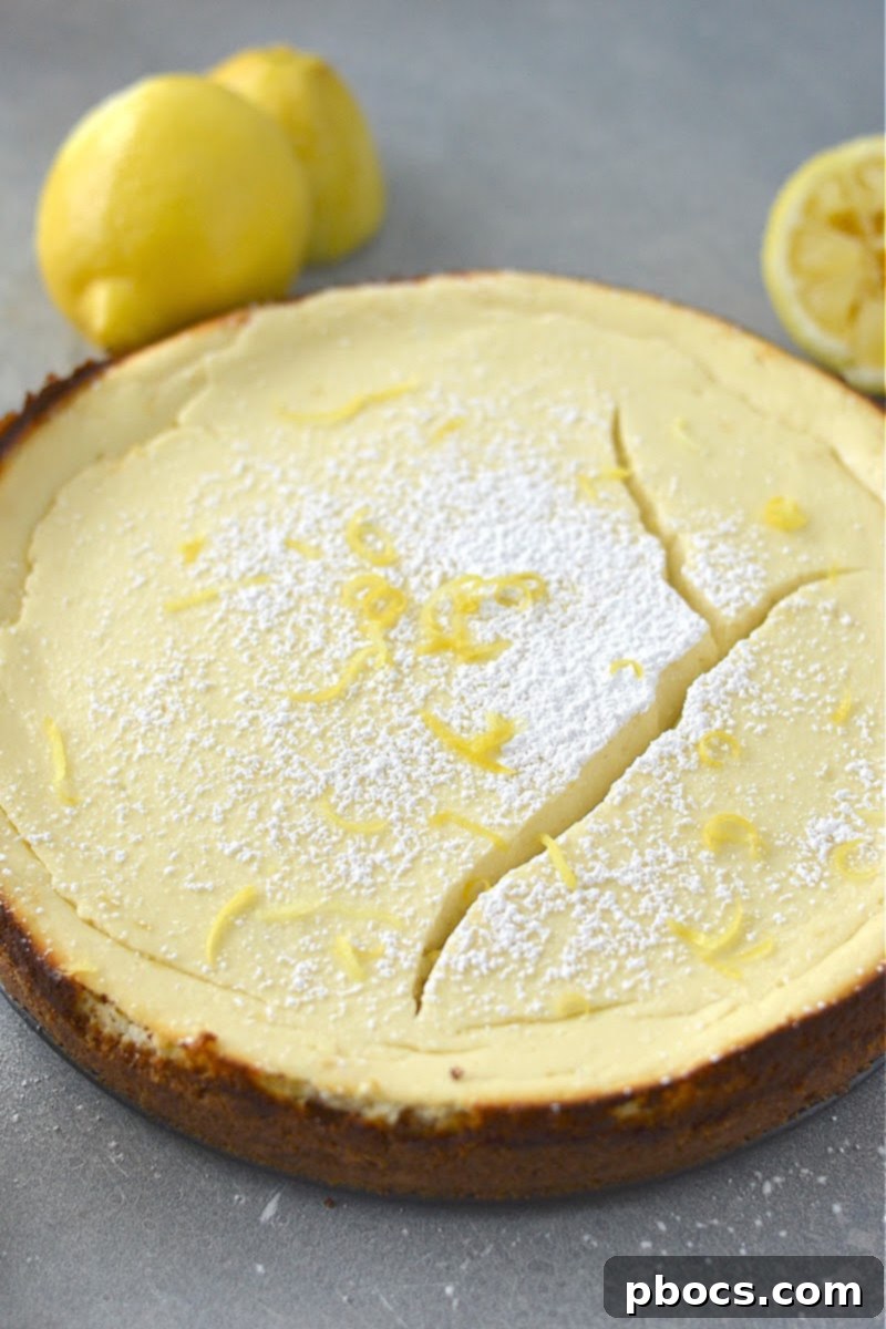 Keto High Protein Lemon Cheesecake