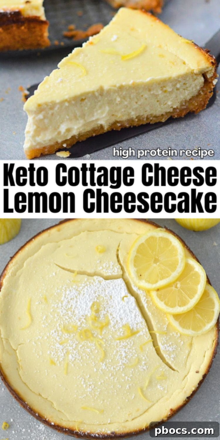 Keto High Protein Lemon Cheesecake