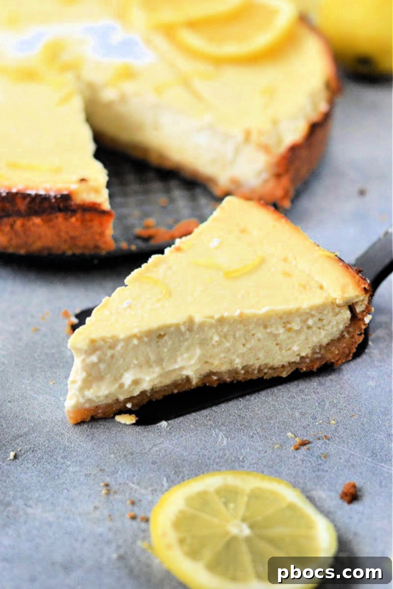 Keto High Protein Lemon Cheesecake