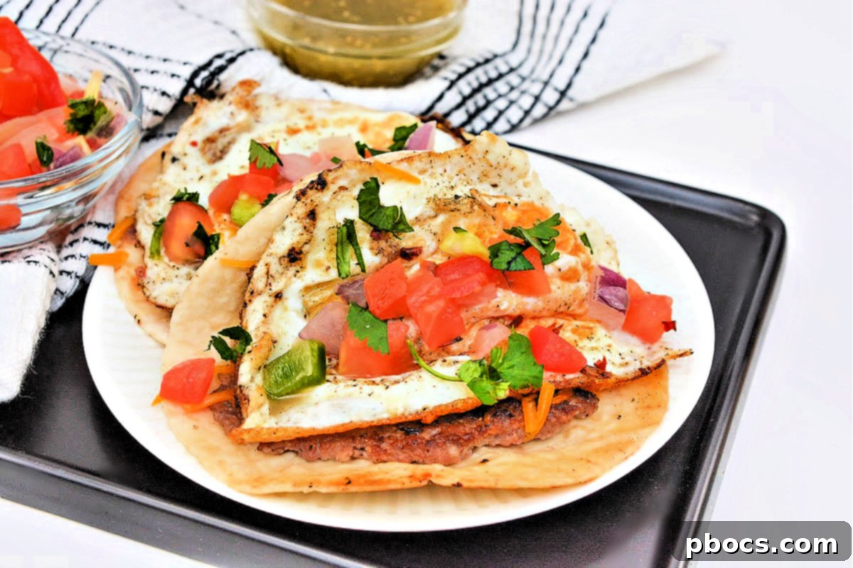 Keto Morning Smash Burger Bites 4 Keto Breakfast SmashBurger Tacos