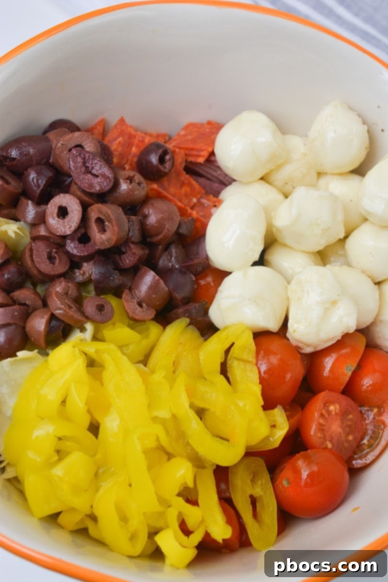 Mixing the ingredients together