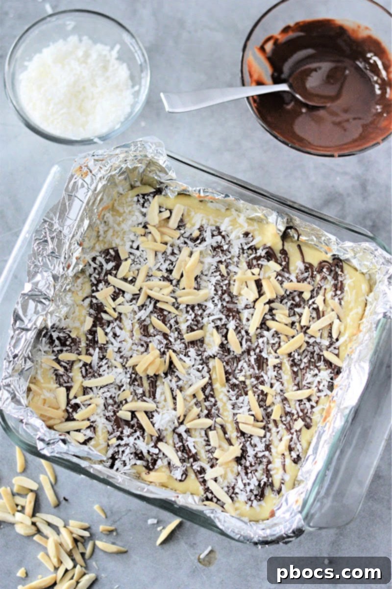 Low-Carb No-Bake Almond Joy Cheesecake Bars