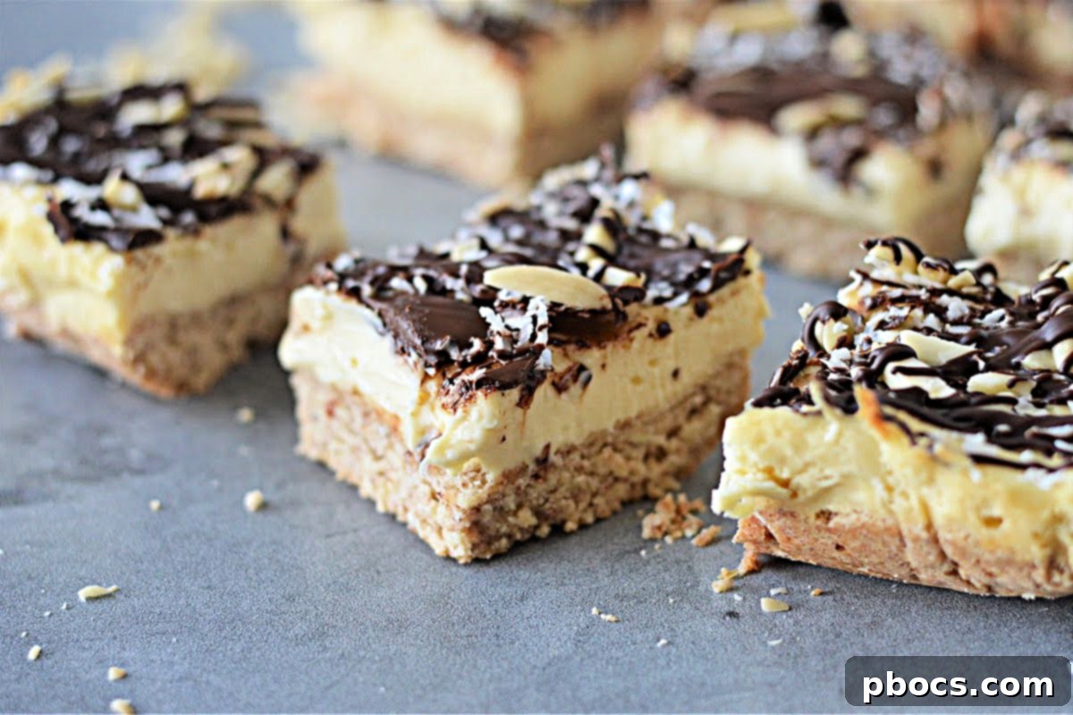 Low-Carb No-Bake Almond Joy Cheesecake Bars