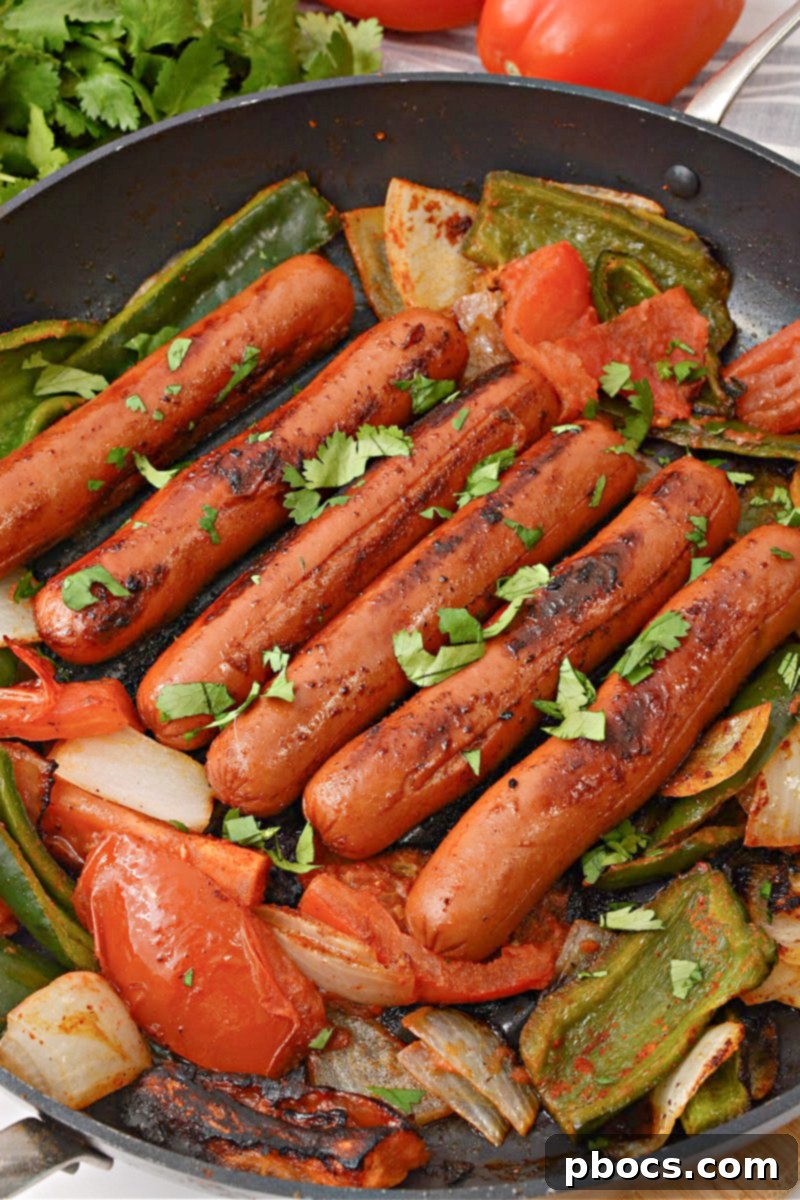 Keto TikTok Mexican Hot Dog Skillet - A Vibrant One-Pan Meal