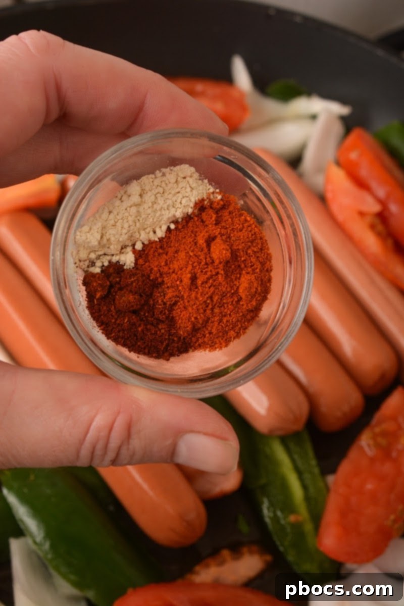 A blend of spices in a small bowl