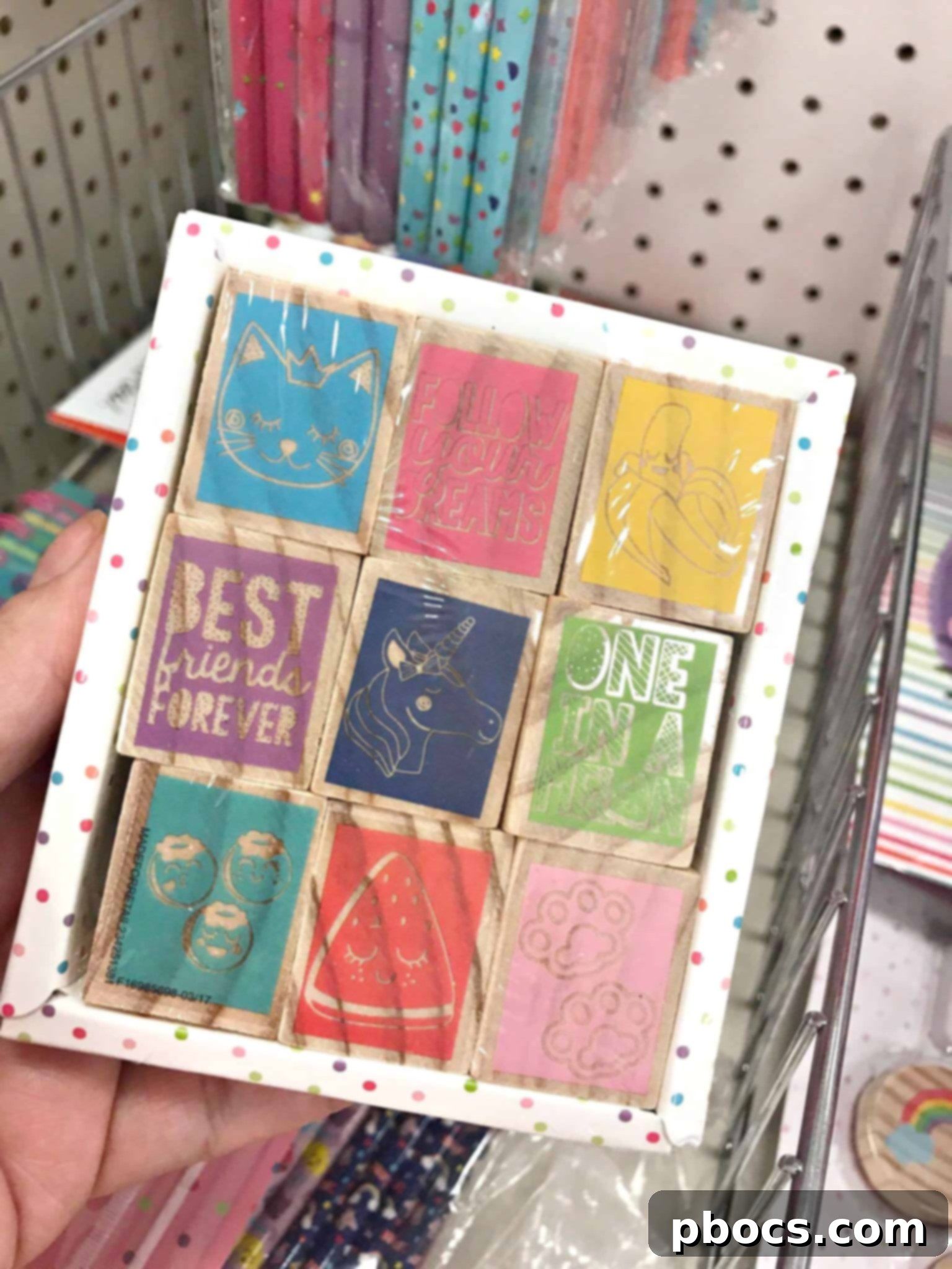 Charming wall decor, ideal for decorating a child's playroom or bedroom, spotted at Target Dollar Spot