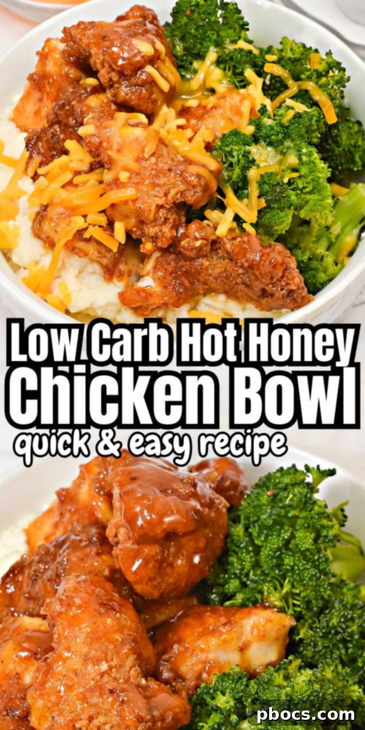 Keto Hot Honey Chicken Bowl