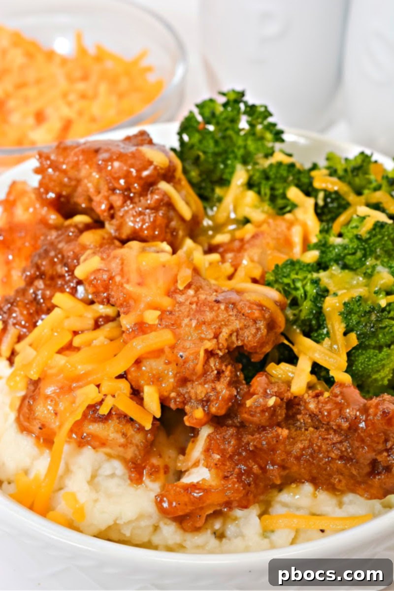 Keto Hot Honey Chicken Bowl