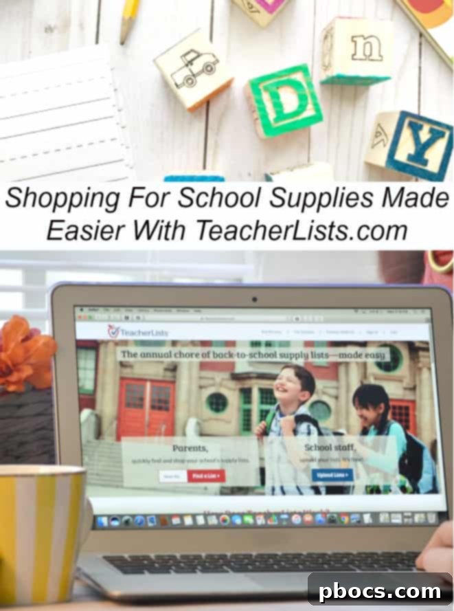 Screenshot of TeacherLists.com homepage showing search bar for zip code