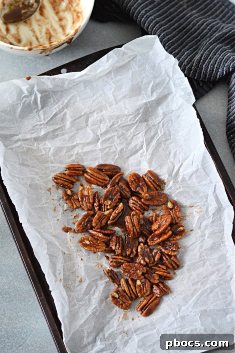 Toasted Pecans for Healthy Chopped Salad