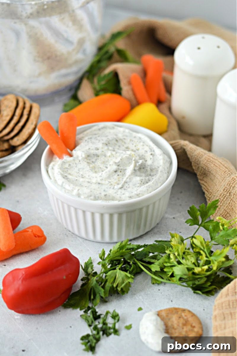 Low Carb Cottage Cheese Ranch Dip