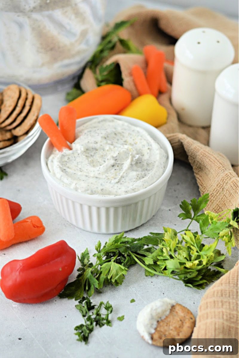 Low Carb Cottage Cheese Ranch Dip