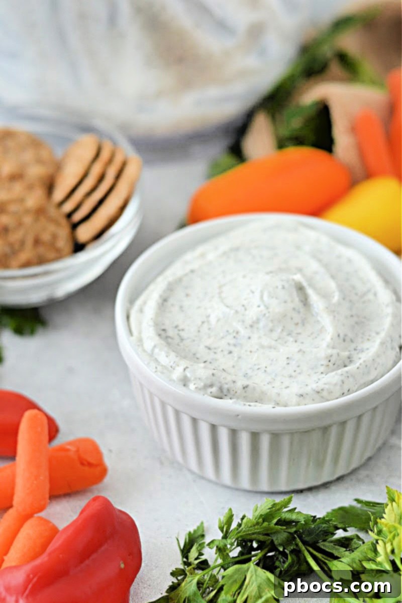 Low Carb Cottage Cheese Ranch Dip
