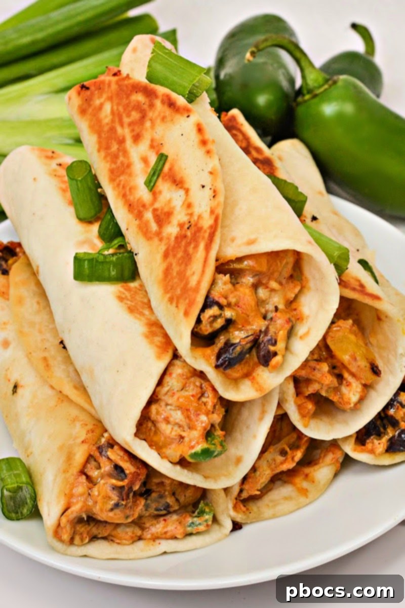 Low-Carb Southwest Chicken Roll-Ups