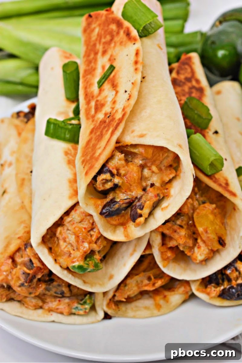 Low-Carb Southwest Chicken Roll-Ups