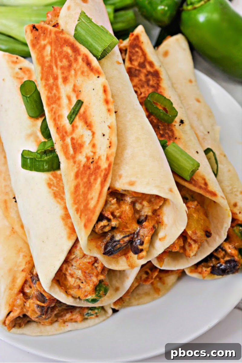 Low-Carb Southwest Chicken Roll-Ups