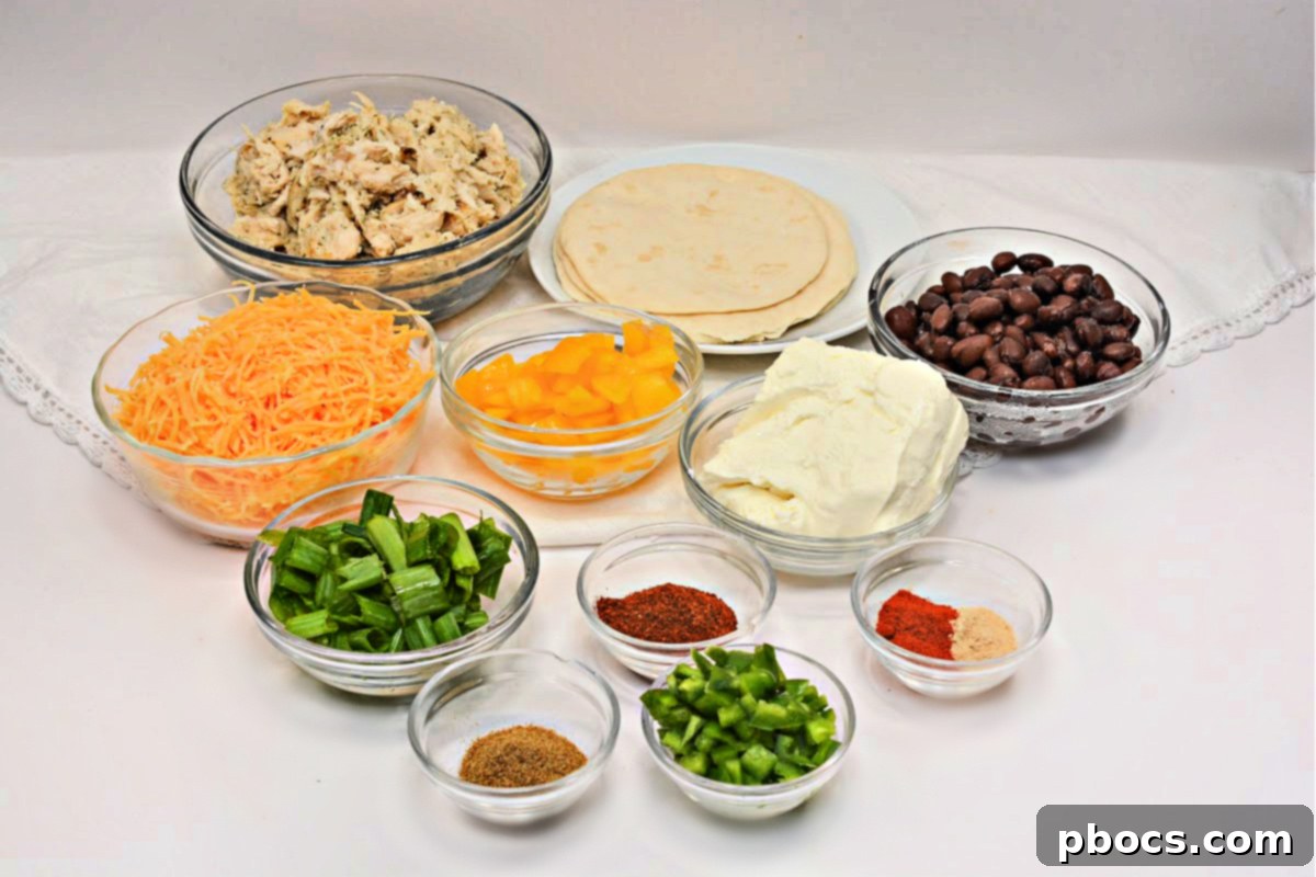 Low-Carb Southwest Chicken Roll-Ups