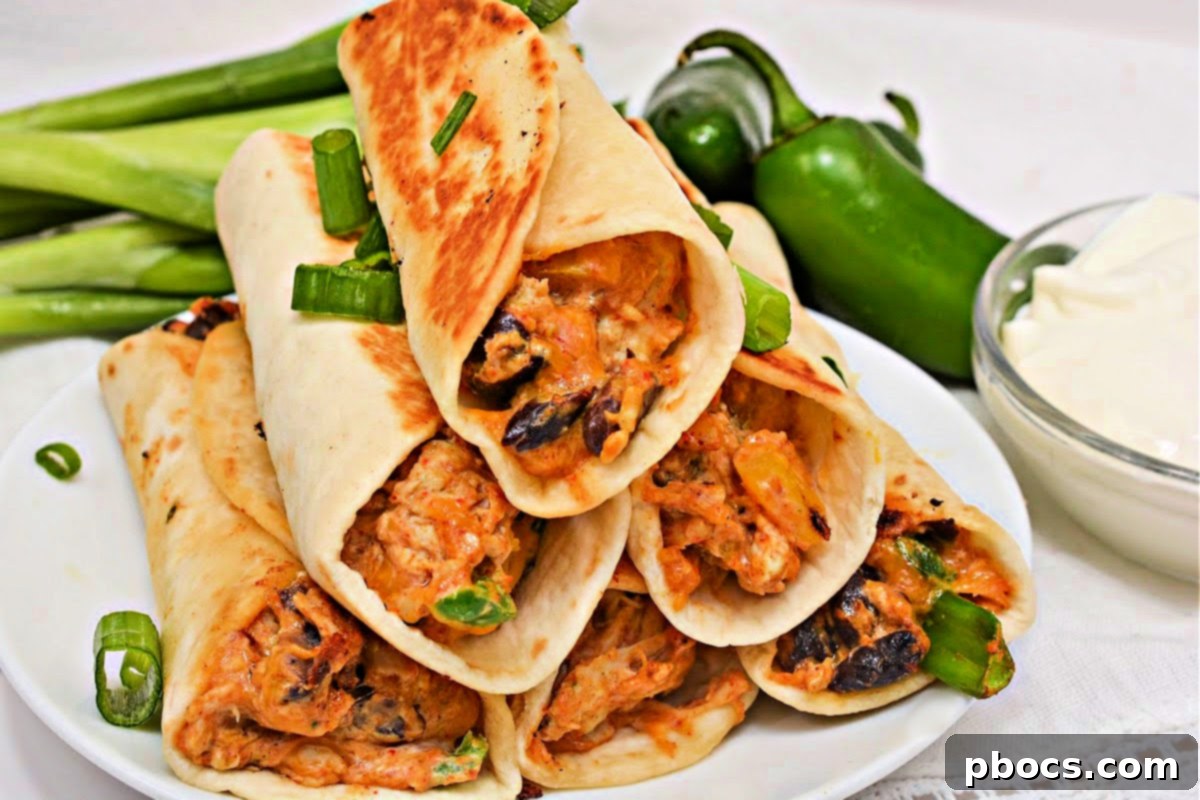 Low-Carb Southwest Chicken Roll-Ups