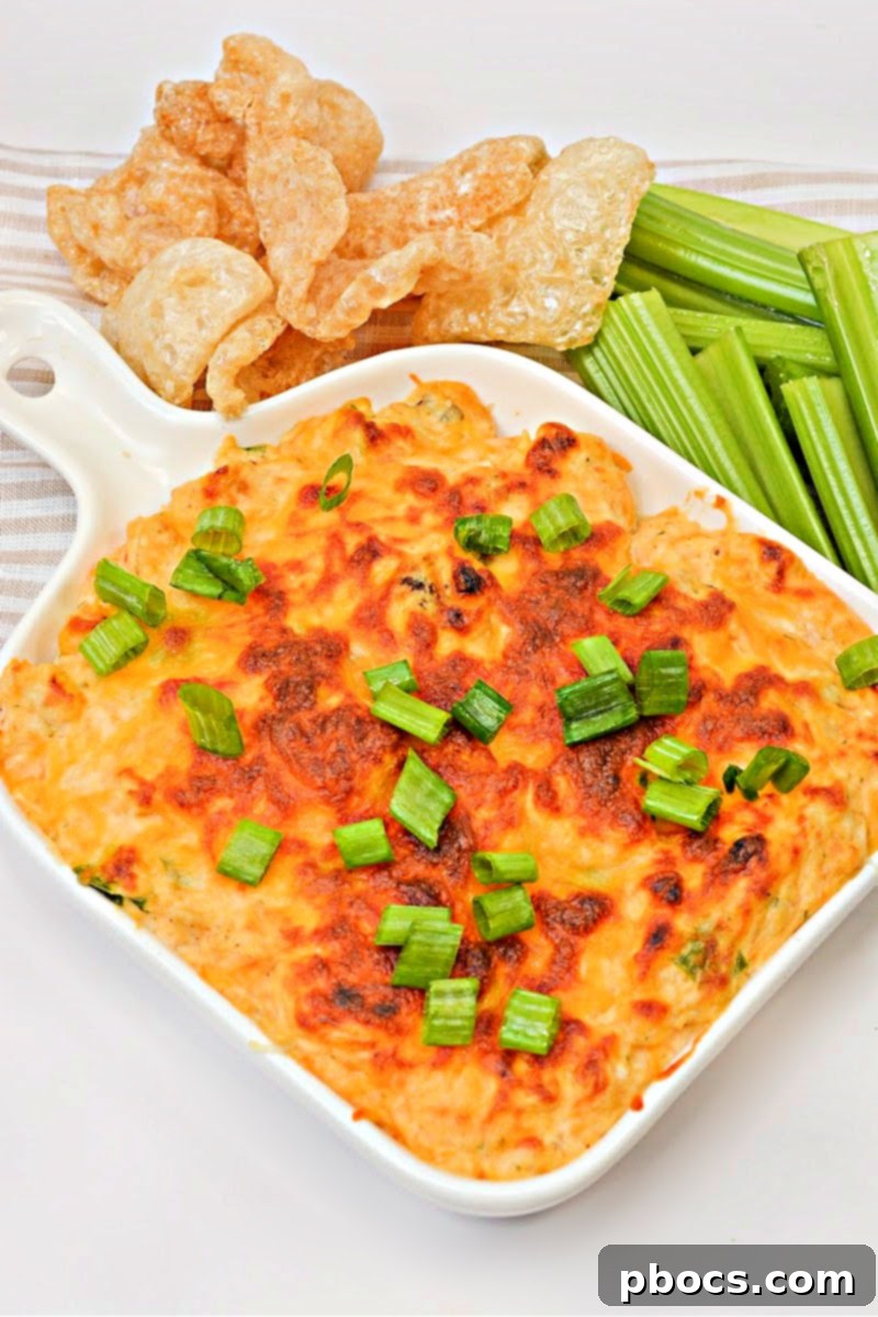 Quick & Easy Keto Buffalo Chicken Cottage Cheese Dip