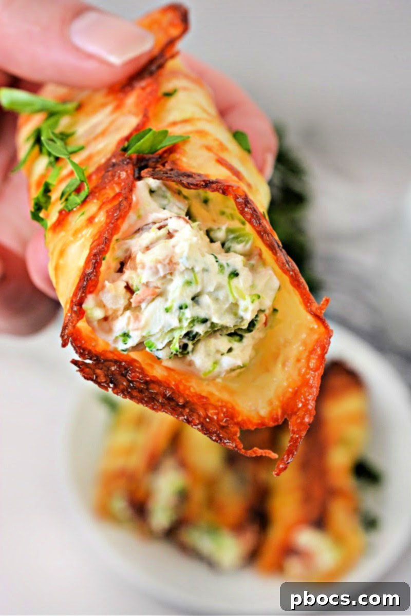 Keto Crispy Cream Cheese Broccoli and Bacon Roll Ups