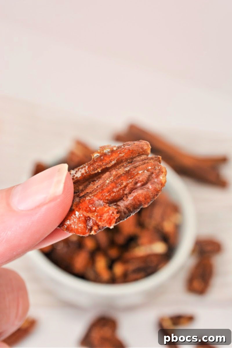 Keto Sweet and Spicy Pecans