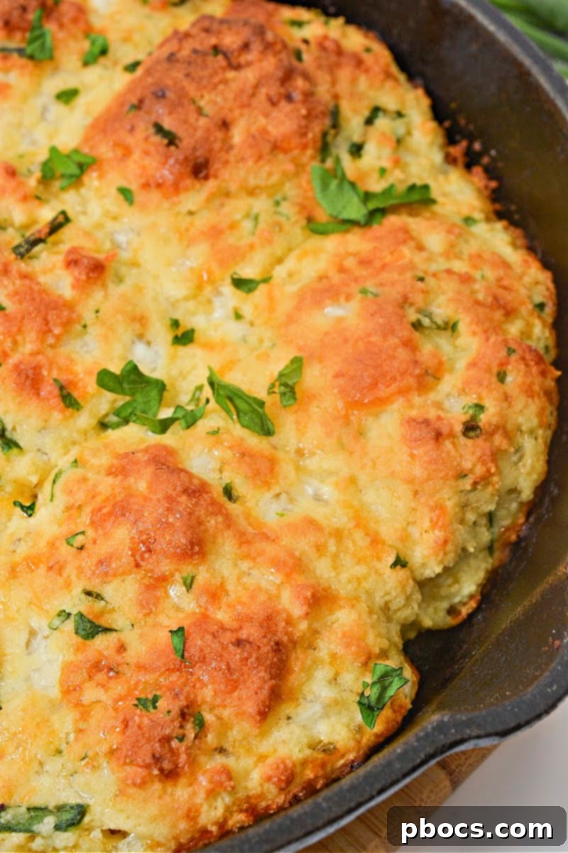 Golden Brown Low-Carb Biscuits with Herbs