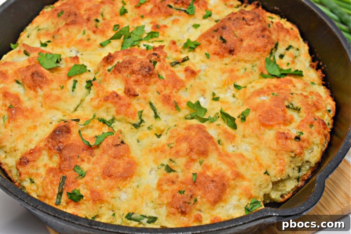 Keto Herbed Cottage Cheese Biscuits with Breakfast