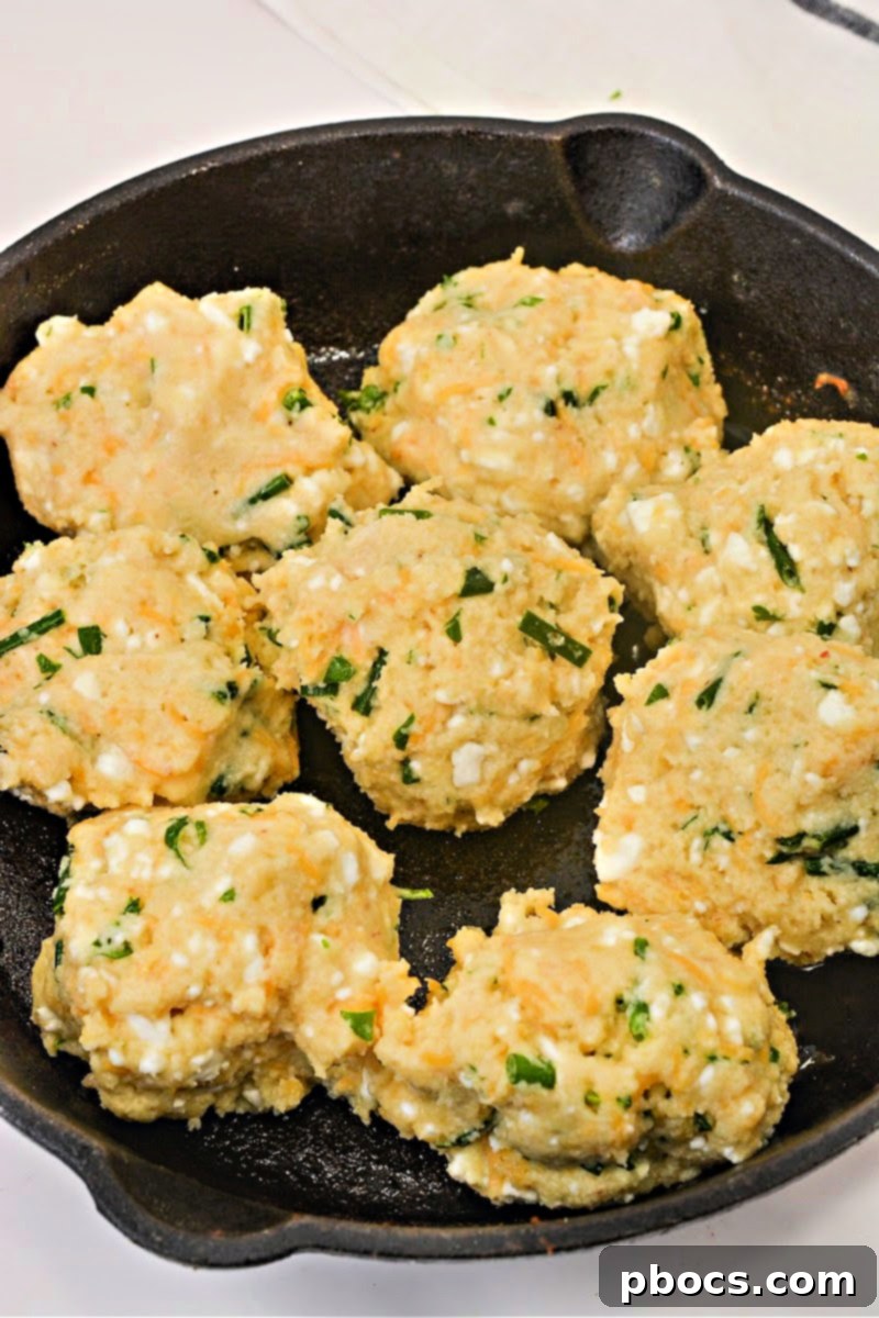 Forming Low-Carb Cottage Cheese Biscuits