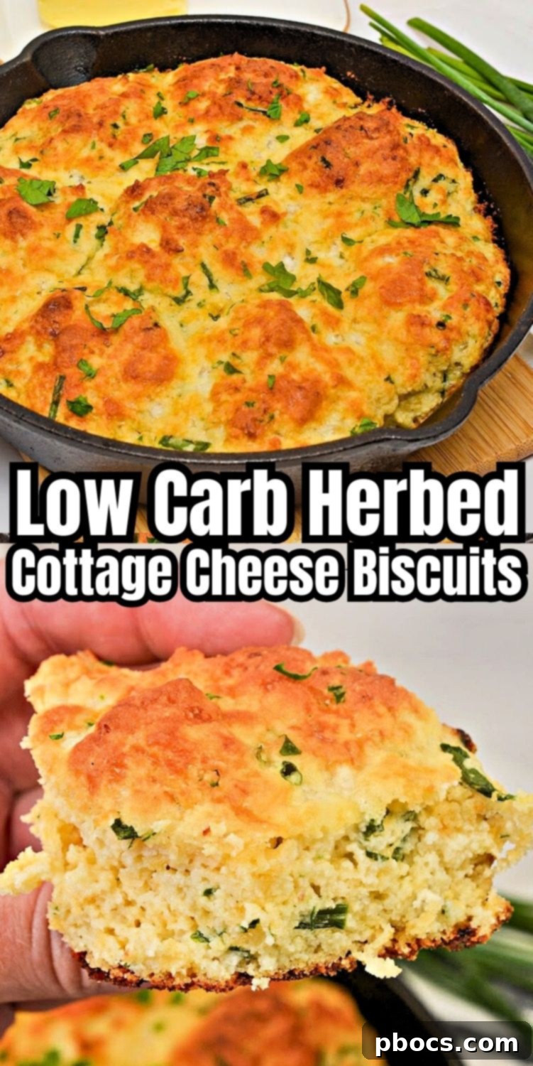 Pin for Later: Low-Carb Herbed Cottage Cheese Biscuits