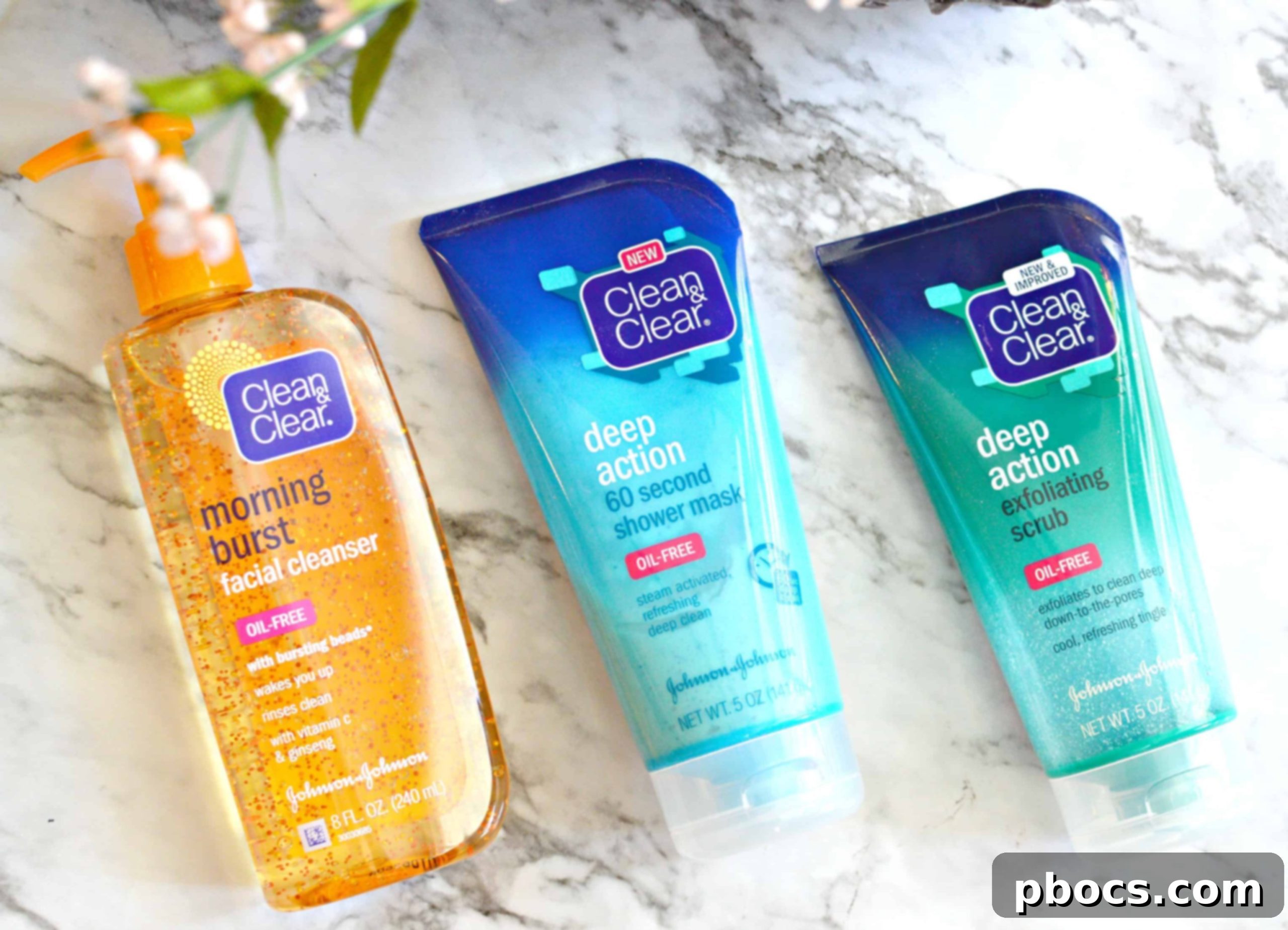 Teenage boy using CLEAN & CLEAR Morning Burst Facial Cleanser