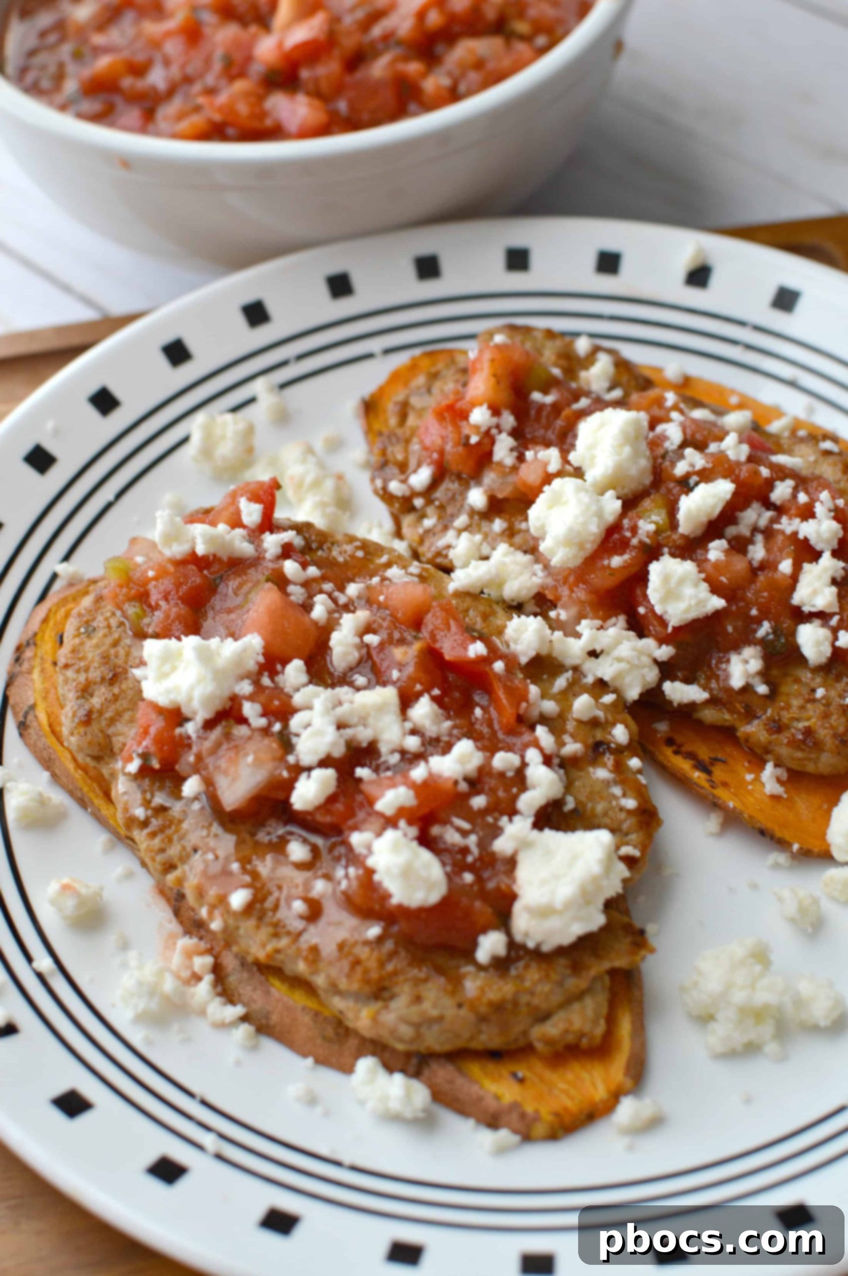 Blackened Turkey Patty On Sweet Potato Toast