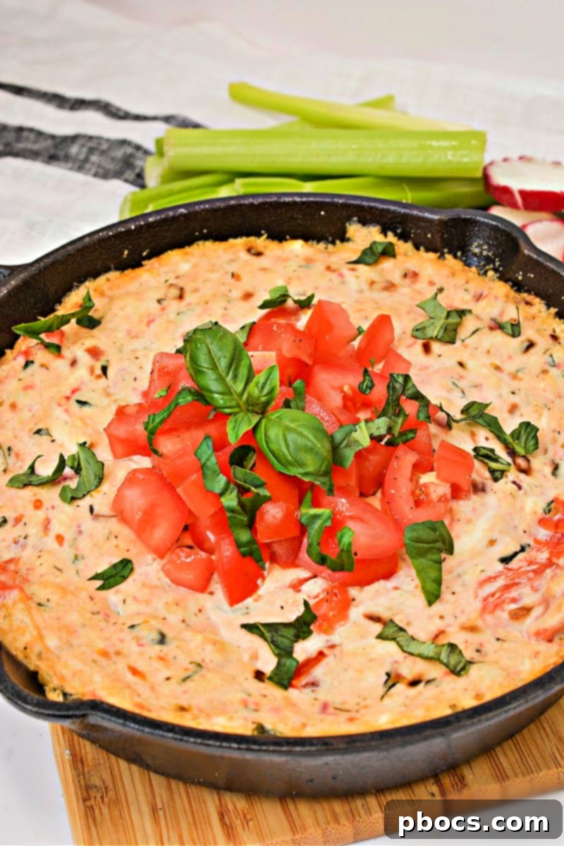 Low Carb Caprese Dip