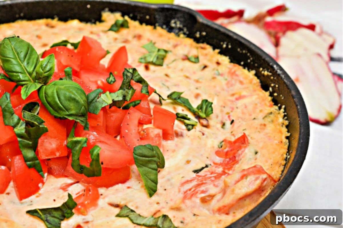 Low Carb Caprese Dip