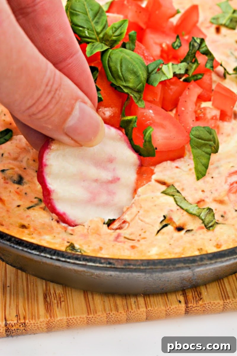 .Low Carb Caprese Dip