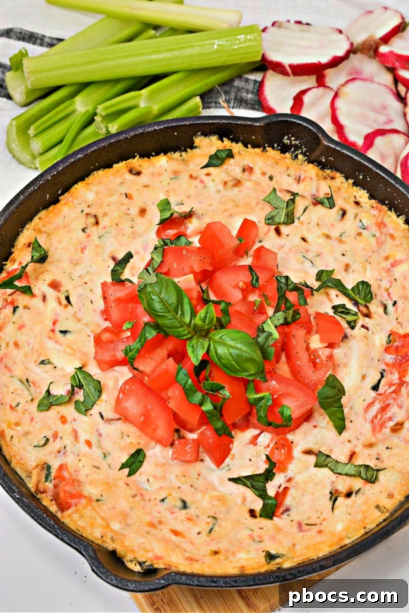 Low Carb Caprese Dip