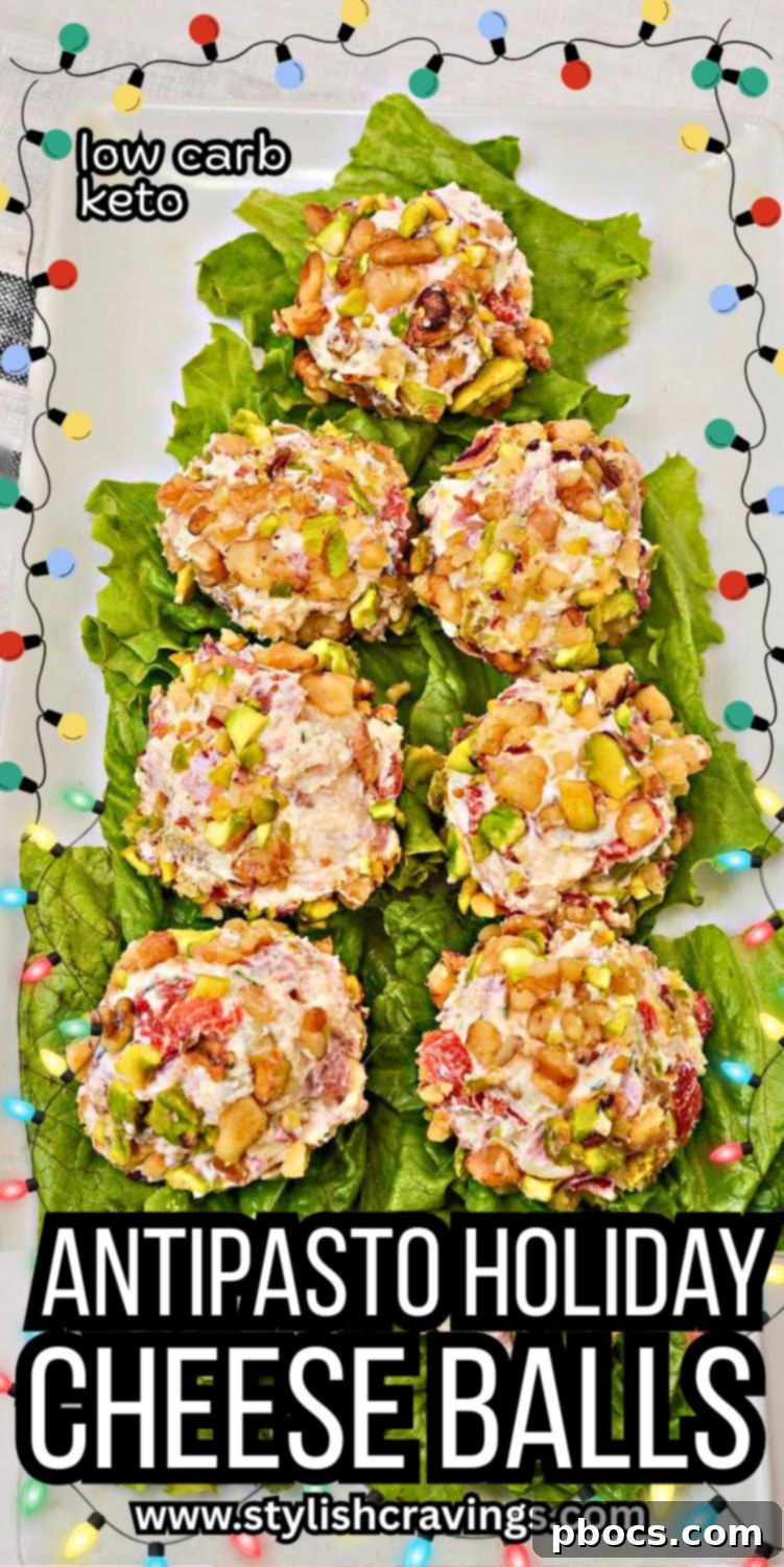 Keto Antipasto Party Bites 14 Keto Antipasto Cheese Balls