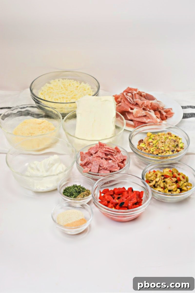 Keto Antipasto Party Bites 8 Keto Antipasto Cheese Balls