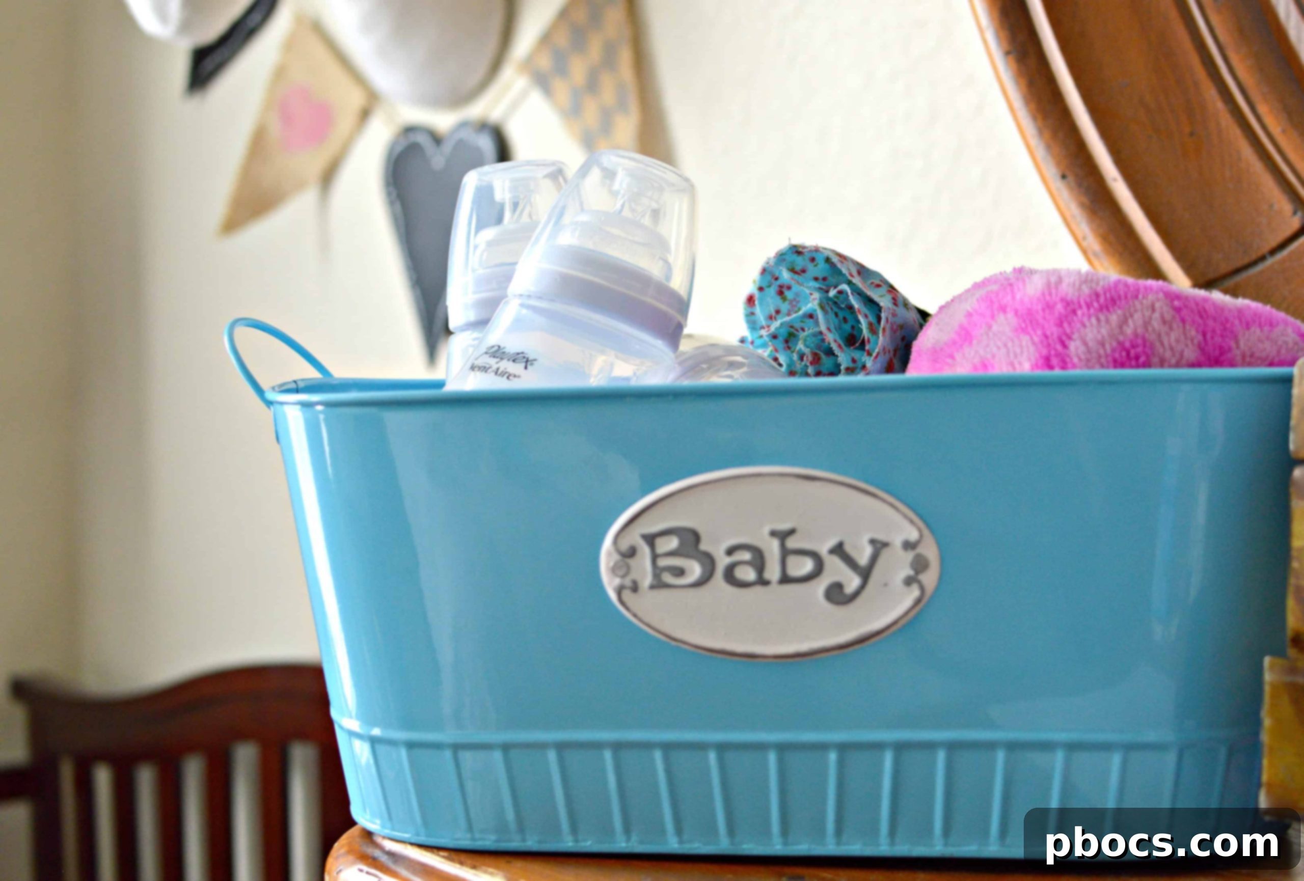 Autumn Nesting: Preparing Your Home and Nursery 4 Playtex Diaper Genie in a nursery setting