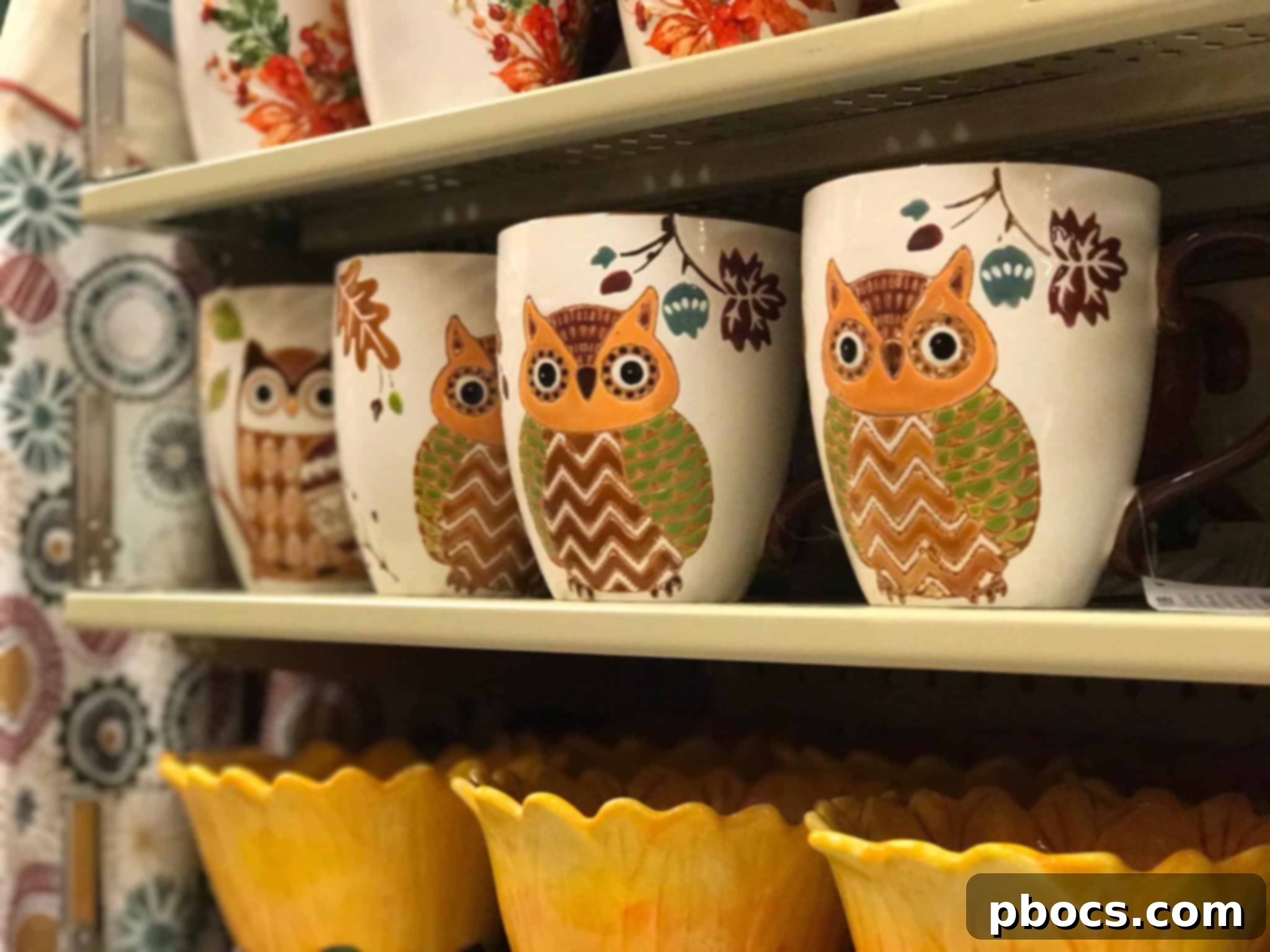 Autumn Nesting: Preparing Your Home and Nursery 6 A collection of fall-themed mugs