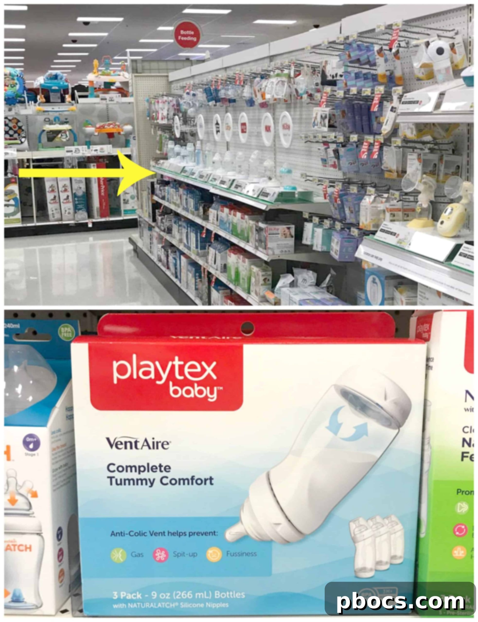 Autumn Nesting: Preparing Your Home and Nursery 8 Fall decor and Playtex baby products display