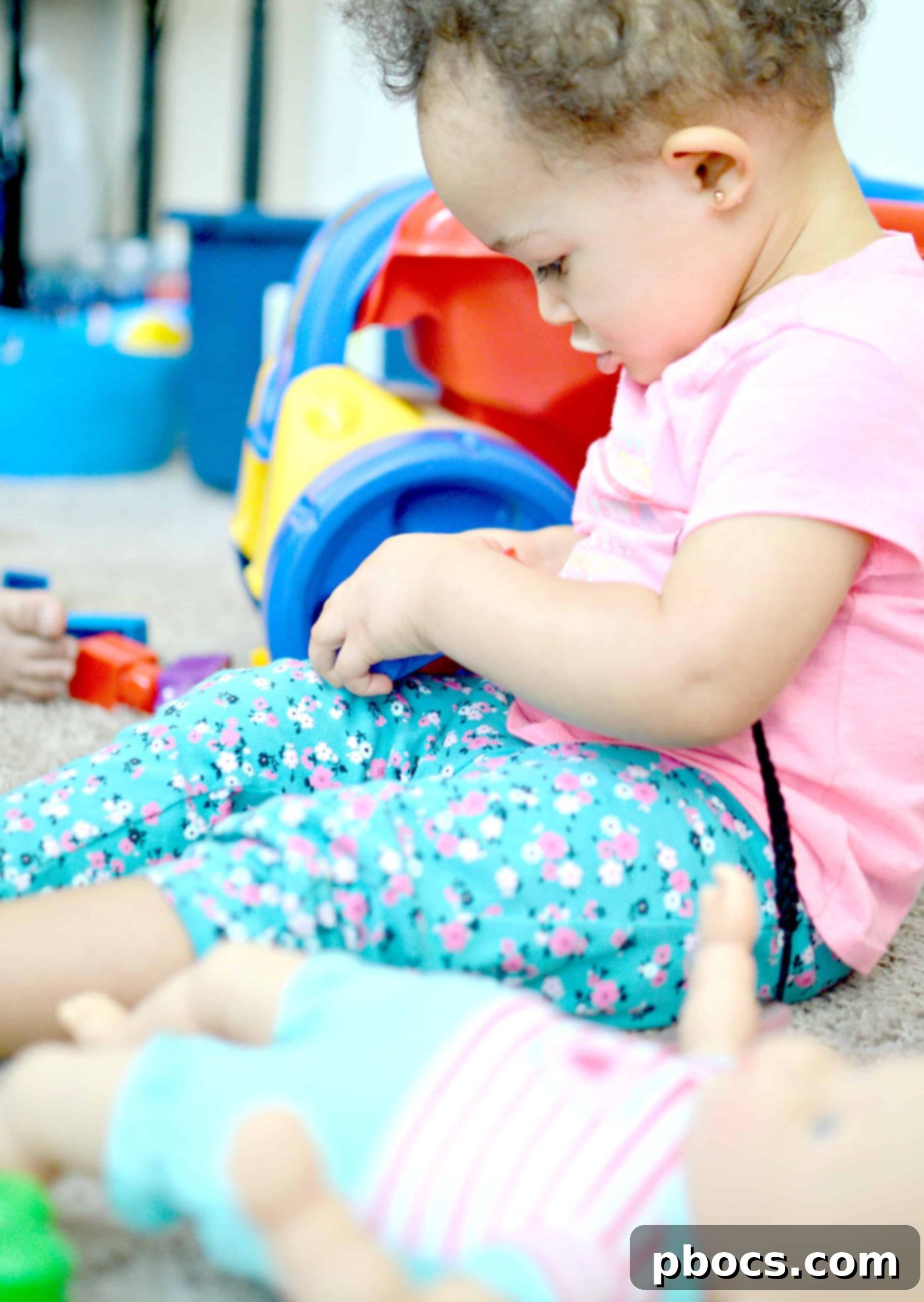 Two young children laughing and playing indoors, engaging in social interaction and fostering emotional connections.