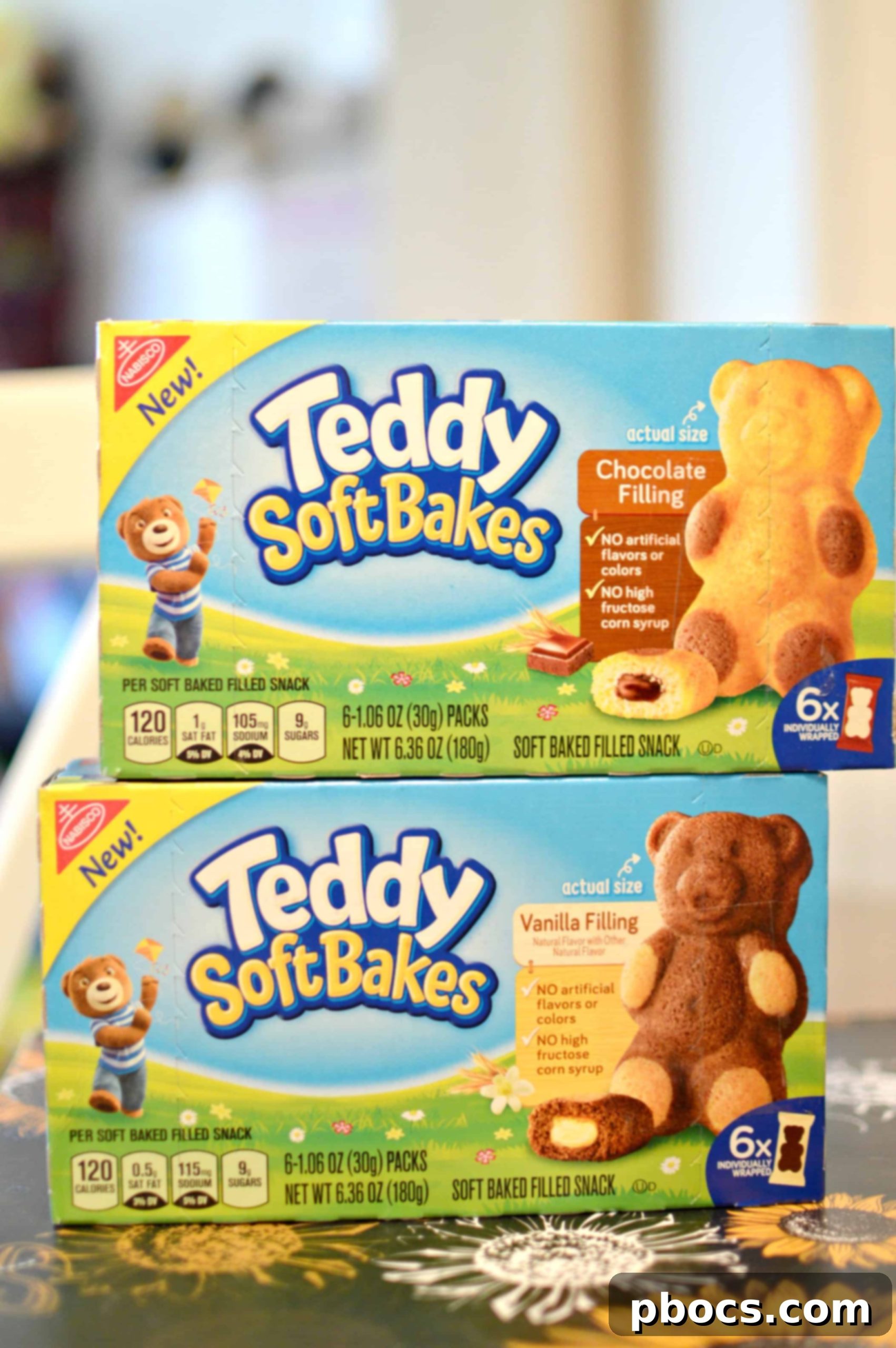 Packing for His Big Kid Adventures 3 Kids love Teddy Soft Baked Filled Snacks