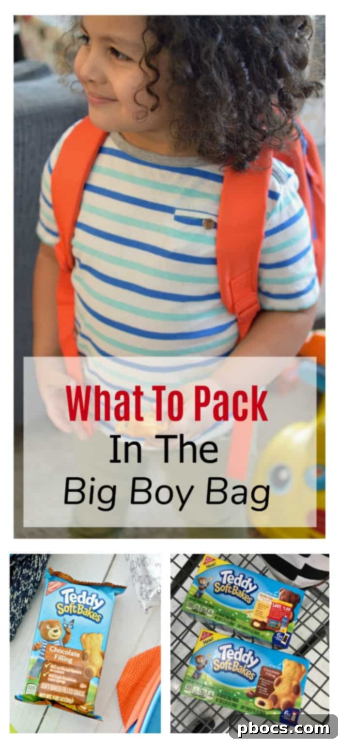 Packing for His Big Kid Adventures 5 Nabisco Snacktime Sweepstakes image